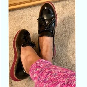 Zara Tasseled Loafers with Contrast Sole